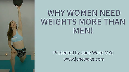 Why Women need weights more than Men!